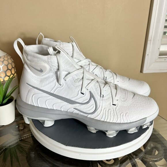 Nike‎ Alpha Huarache NXT MCS Molded Baseball Cleats DJ6519-103 Men Size 8 White - Picture 5 of 10